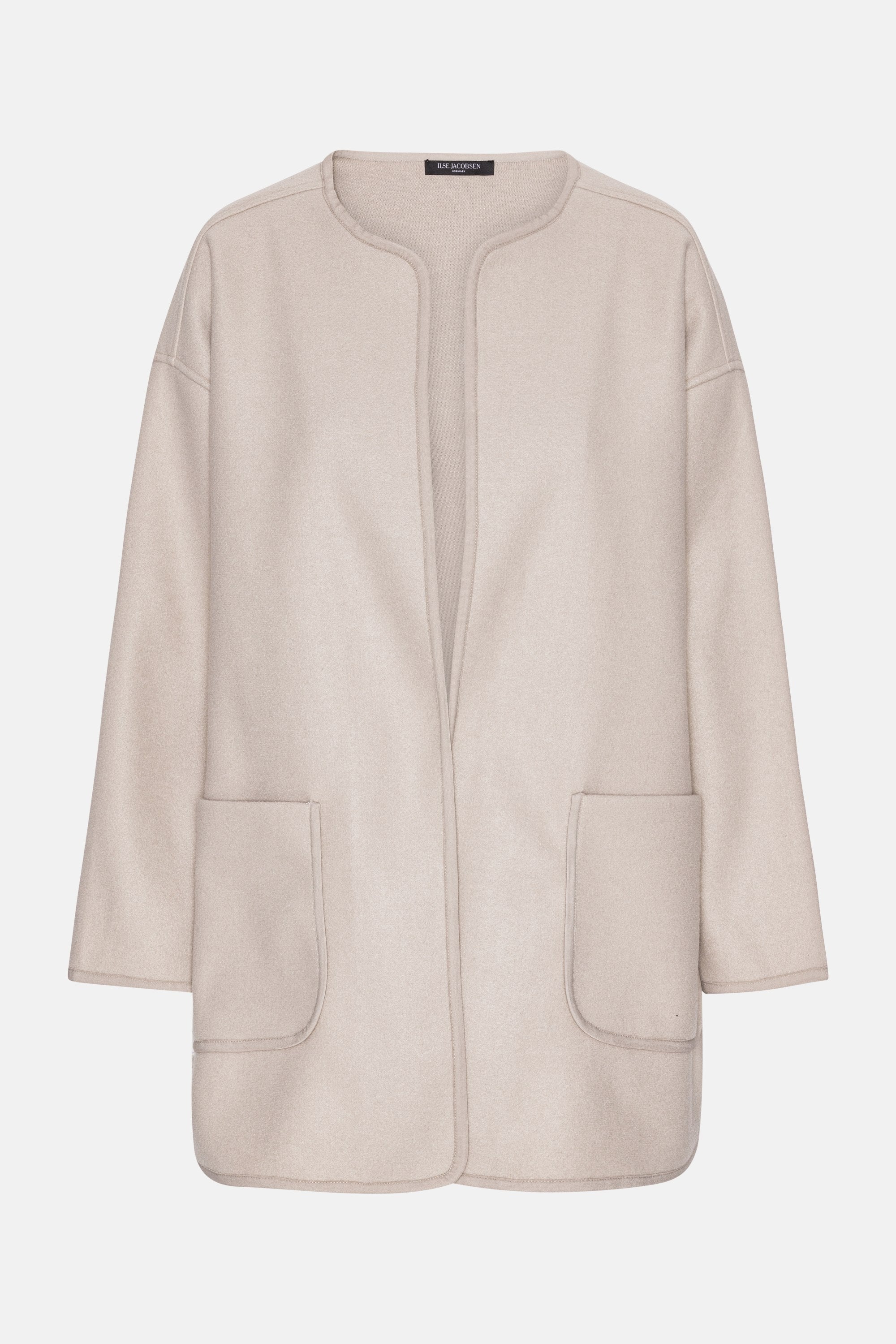 Veste Décontractée En Feutre - White Pepper